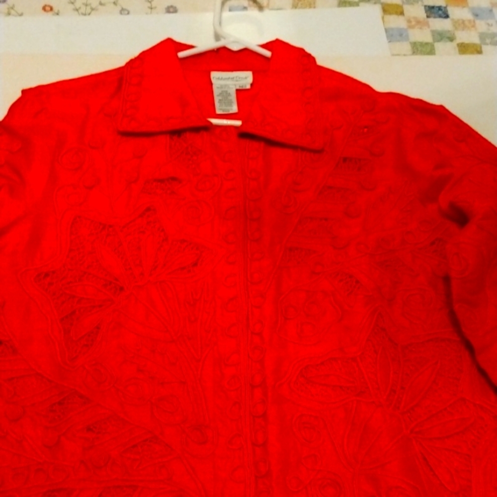 Silk and Lace Jacket